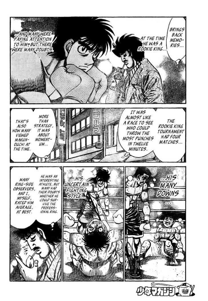 Hajime no Ippo Chapter 793 page 13 - Chapter 793 : The shape of a stone