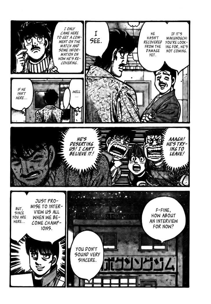 Hajime no Ippo Chapter 793 page 5 - Chapter 793 : The shape of a stone