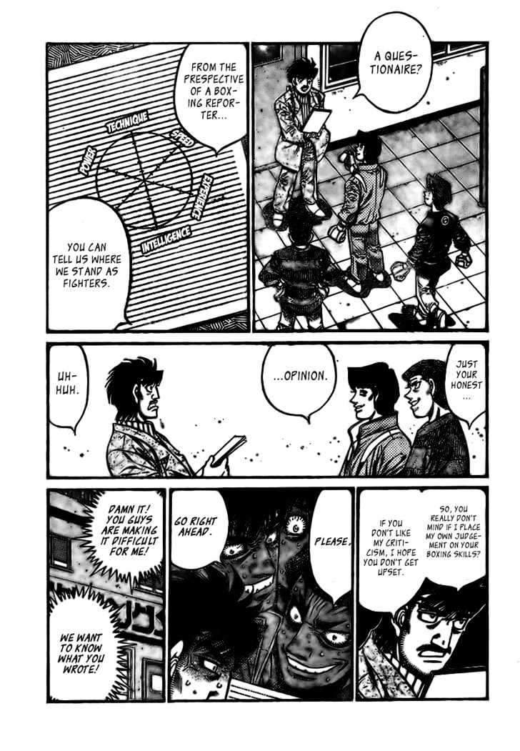 Hajime no Ippo Chapter 793 page 6 - Chapter 793 : The shape of a stone