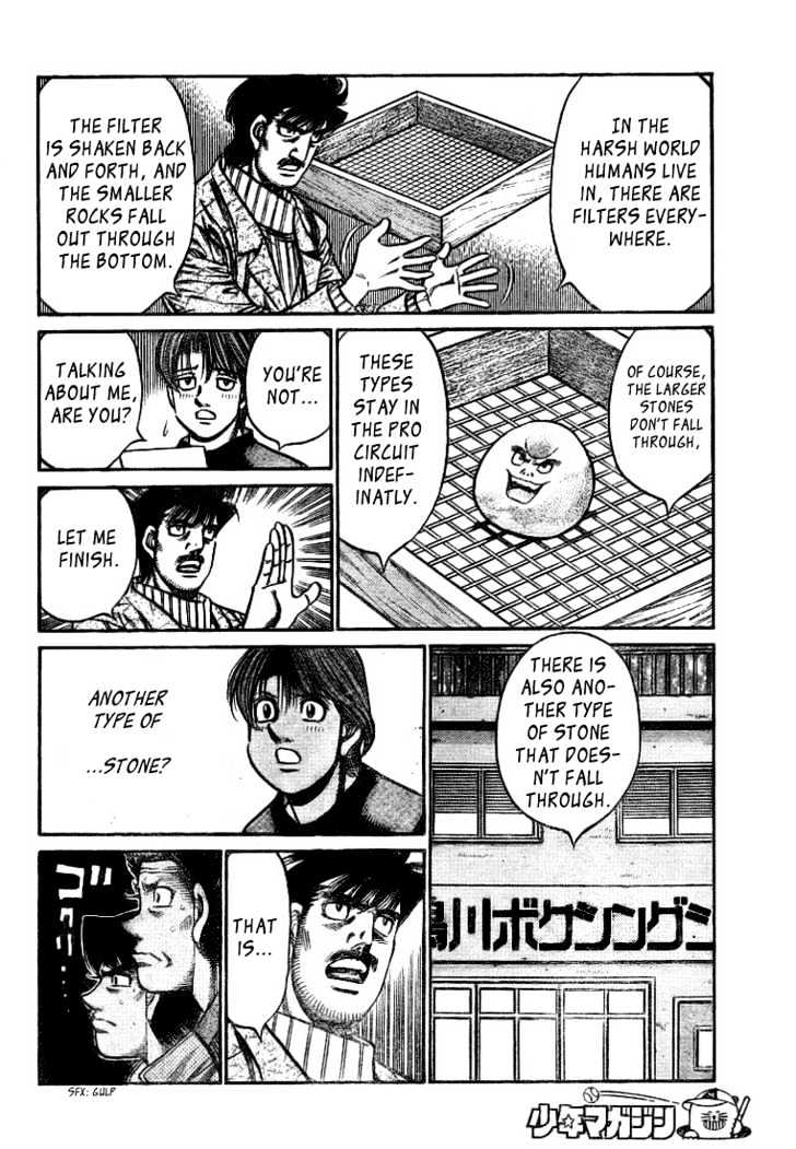 Hajime no Ippo Chapter 793 page 9 - Chapter 793 : The shape of a stone