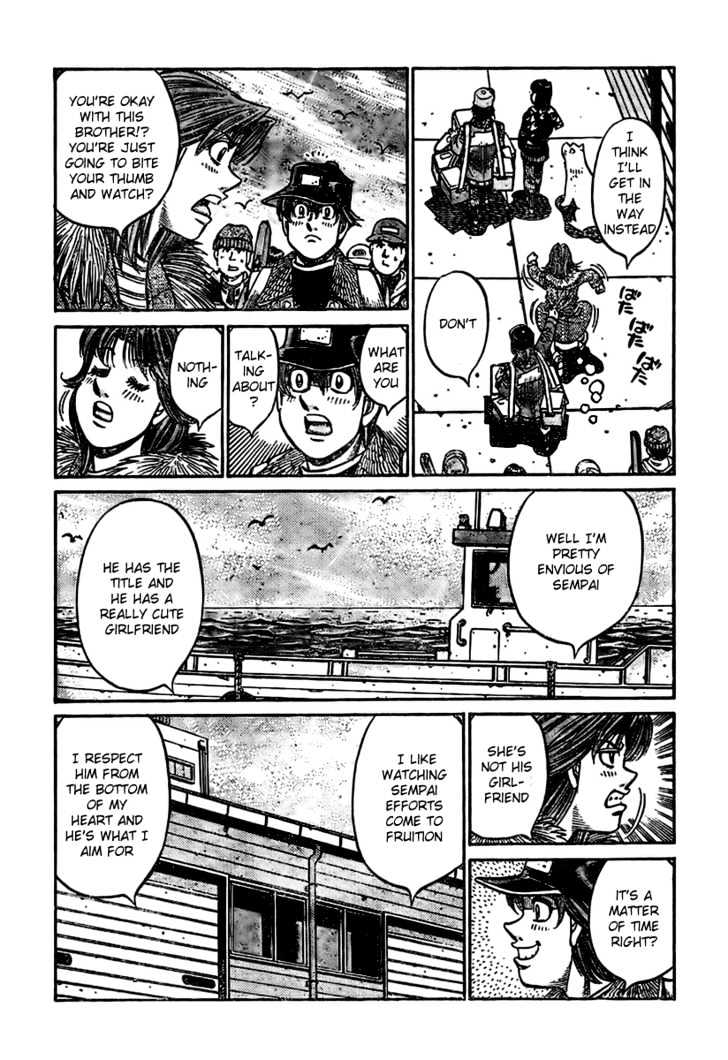 Hajime no Ippo Chapter 795 page 11 - Chapter 795 : Taking it with force