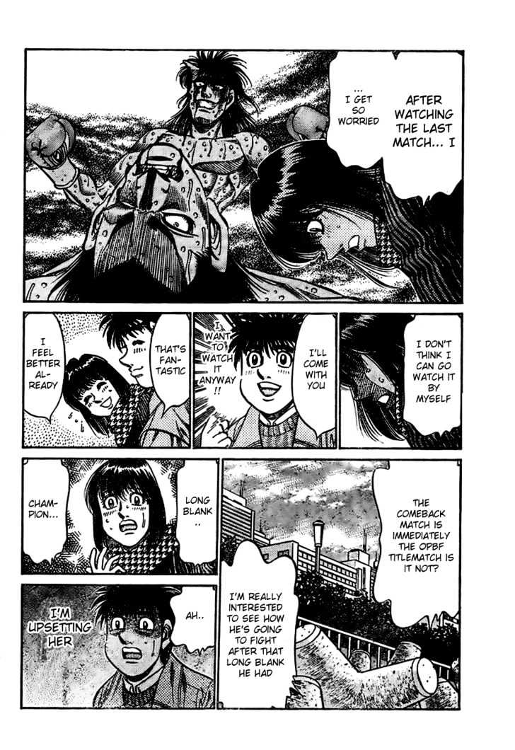 Hajime no Ippo Chapter 795 page 14 - Chapter 795 : Taking it with force