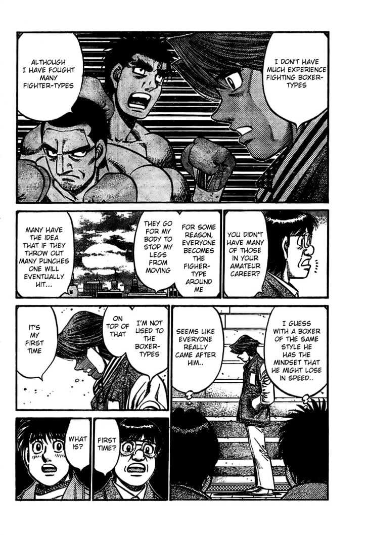 Hajime no Ippo Chapter 795 page 4 - Chapter 795 : Taking it with force