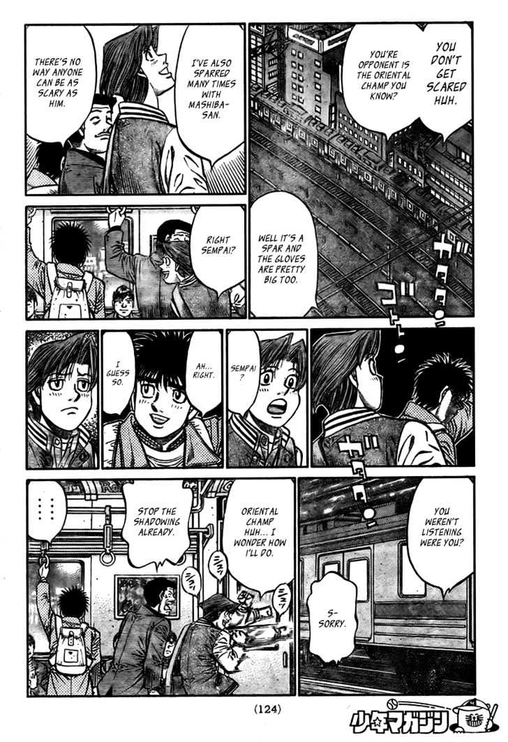 Hajime no Ippo Chapter 796 page 10 - Chapter 796 : The Unthinkable spar