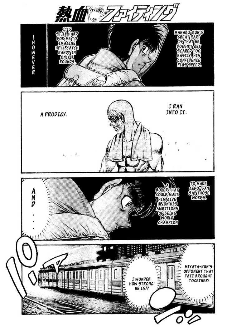 Hajime no Ippo Chapter 796 page 11 - Chapter 796 : The Unthinkable spar