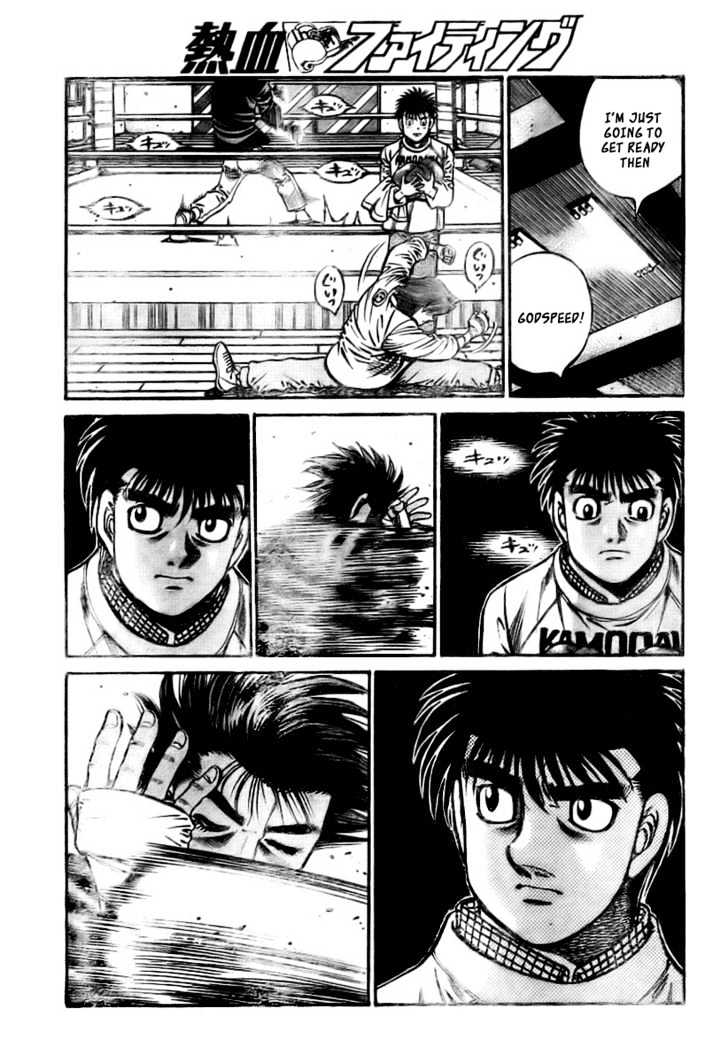 Hajime no Ippo Chapter 796 page 15 - Chapter 796 : The Unthinkable spar
