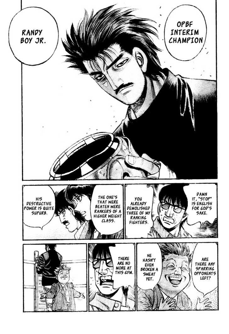 Hajime no Ippo Chapter 796 page 3 - Chapter 796 : The Unthinkable spar