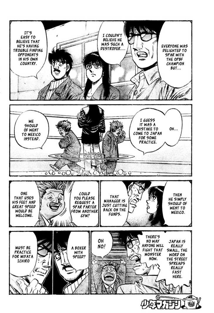Hajime no Ippo Chapter 796 page 4 - Chapter 796 : The Unthinkable spar