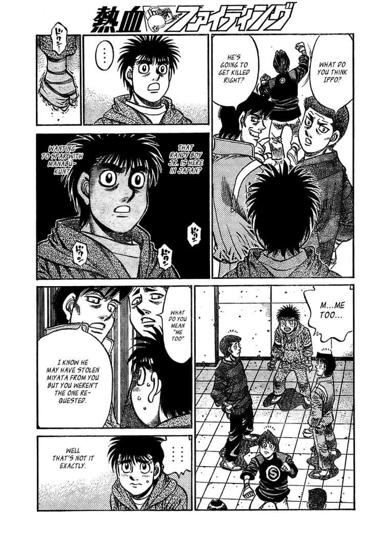 Hajime no Ippo Chapter 796 page 7 - Chapter 796 : The Unthinkable spar