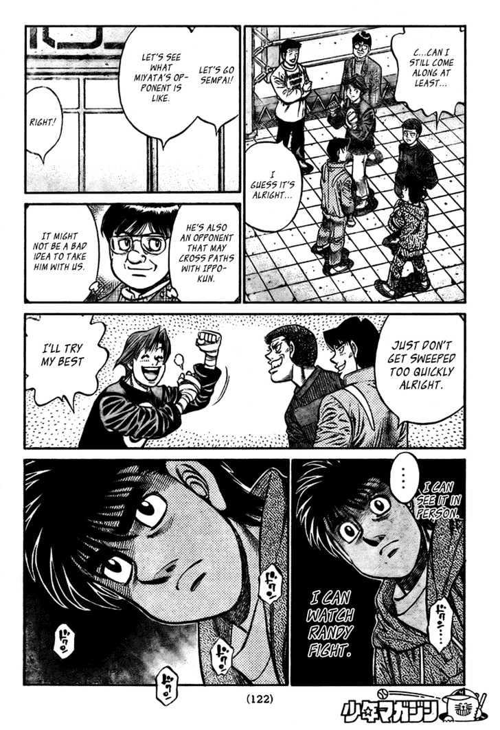 Hajime no Ippo Chapter 796 page 8 - Chapter 796 : The Unthinkable spar