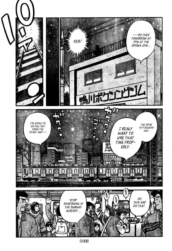 Hajime no Ippo Chapter 796 page 9 - Chapter 796 : The Unthinkable spar