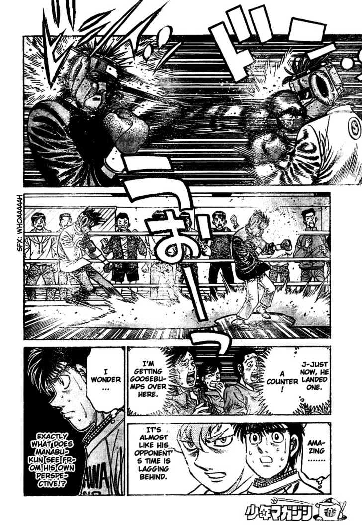 Hajime no Ippo Chapter 797 page 13 - Chapter 797 : Bullet-Time perspective