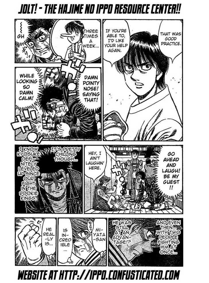 Hajime no Ippo Chapter 801 page 12 - Chapter 801 : Right and left
