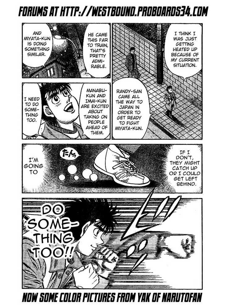 Hajime no Ippo Chapter 801 page 18 - Chapter 801 : Right and left