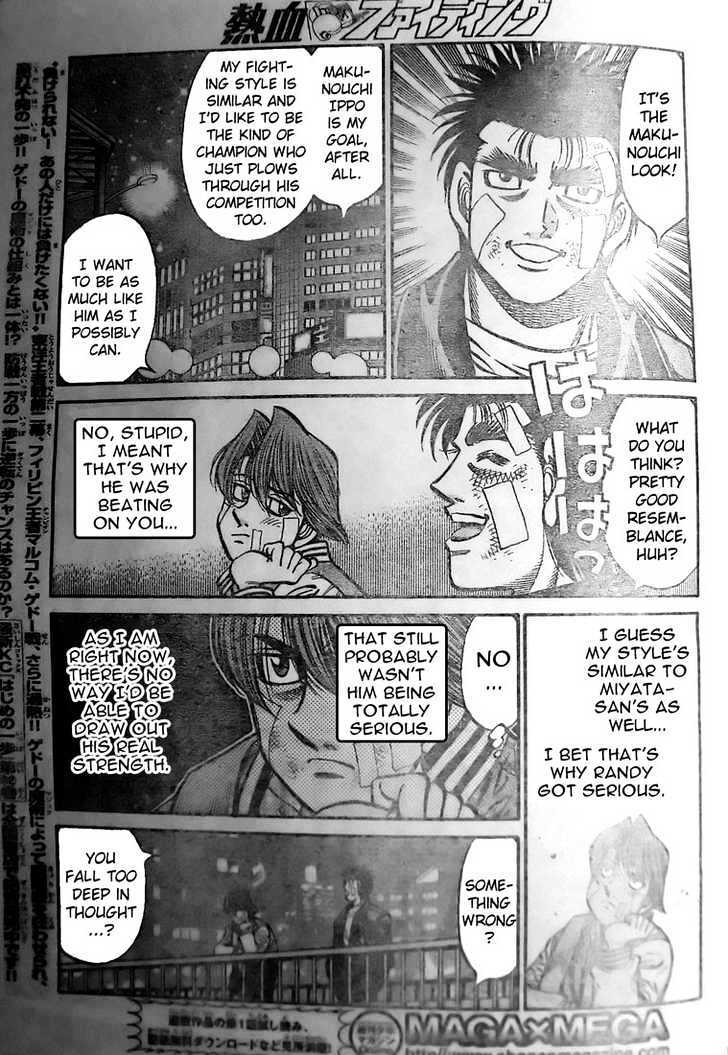 Hajime no Ippo Chapter 802 page 3 - Chapter 802 : An Enviable Pity