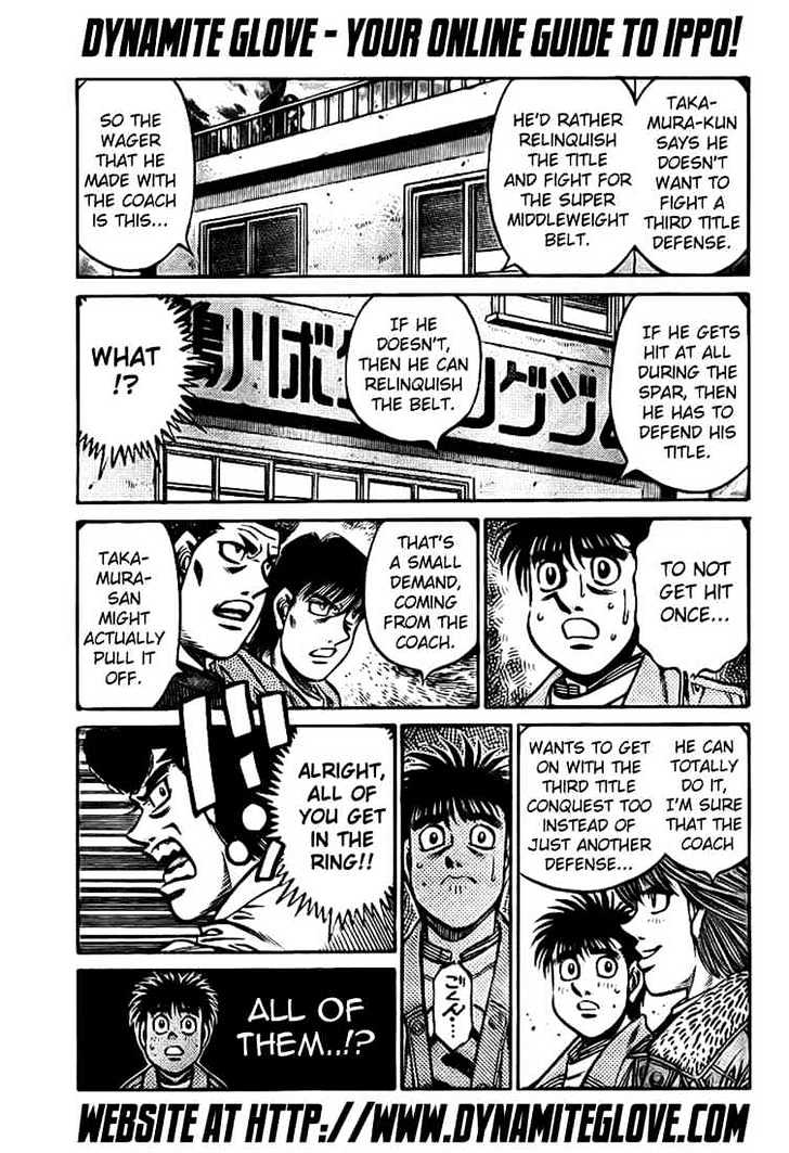 Hajime no Ippo Chapter 803 page 5 - Chapter 803 : The Main Event and the Main Event