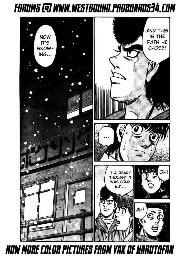 Hajime no Ippo Chapter 805 page 15 - Chapter 805 : Because of Their Meeting