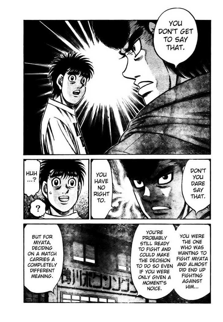Hajime no Ippo Chapter 805 page 9 - Chapter 805 : Because of Their Meeting