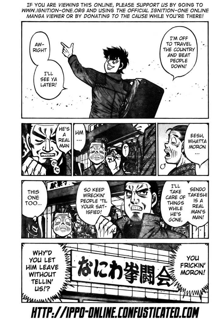 Hajime no Ippo Chapter 807 page 3 - Chapter 807 : Beatdown Tour