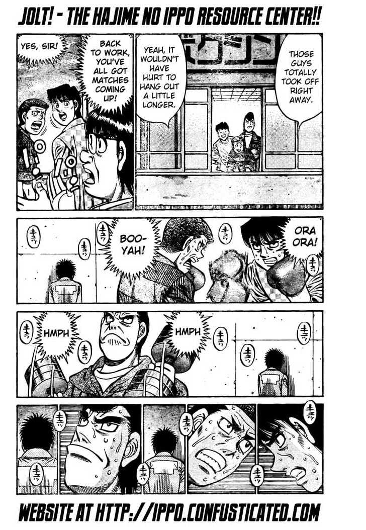 Hajime no Ippo Chapter 808 page 14 - Chapter 808 : Better Off Not Seeing