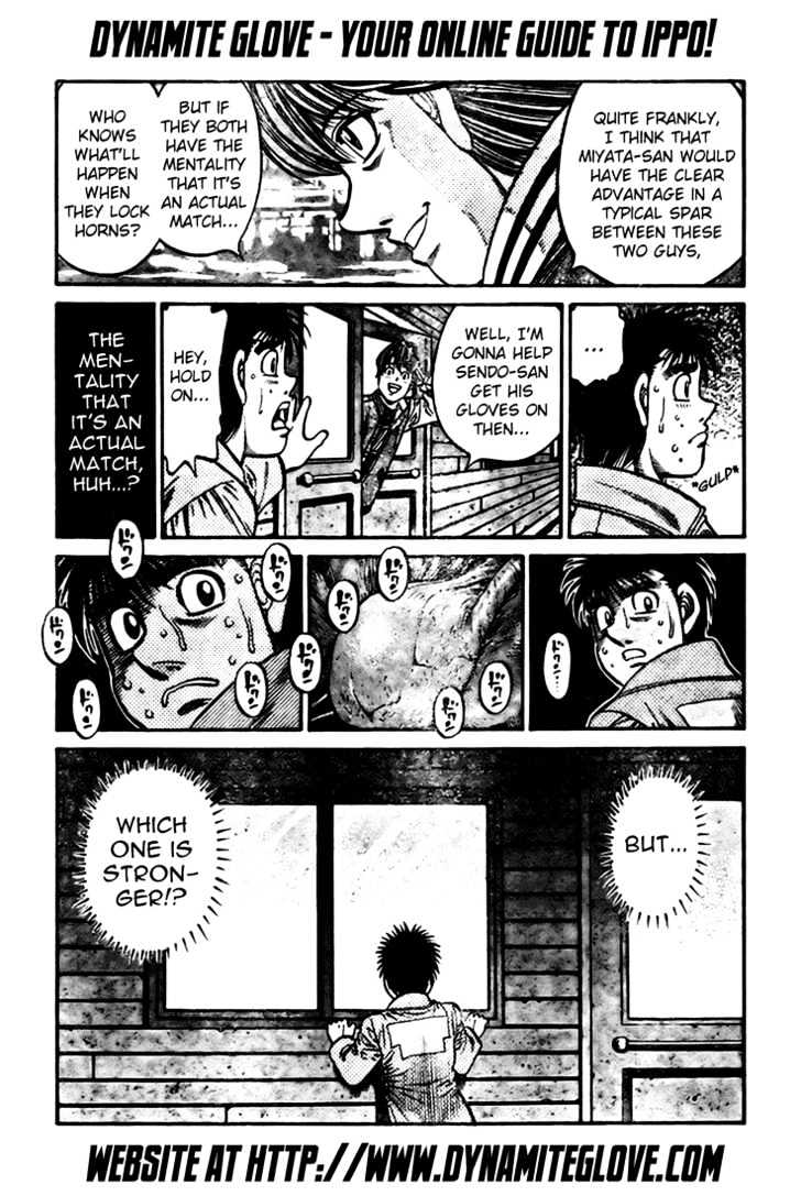 Hajime no Ippo Chapter 809 page 7 - Chapter 809 : Two Strong Willed Men