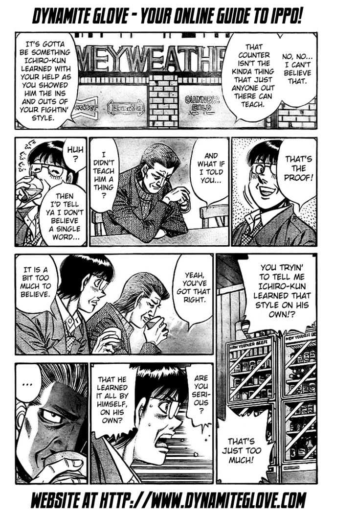 Hajime no Ippo Chapter 812 page 10 - Chapter 812 : Inherited Dream