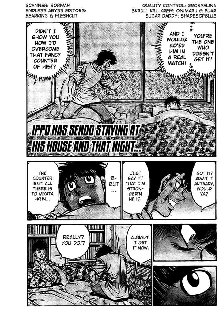 Hajime no Ippo Chapter 814 page 1 - Chapter 814 : When the Cherry Blossoms Bloom