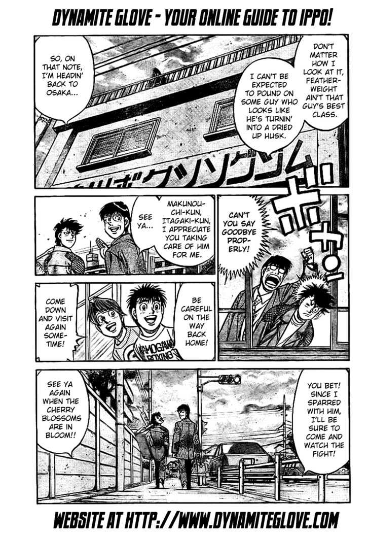 Hajime no Ippo Chapter 814 page 11 - Chapter 814 : When the Cherry Blossoms Bloom