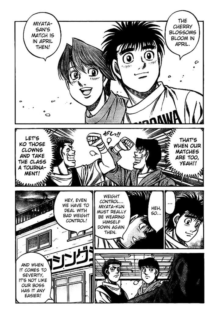Hajime no Ippo Chapter 814 page 12 - Chapter 814 : When the Cherry Blossoms Bloom