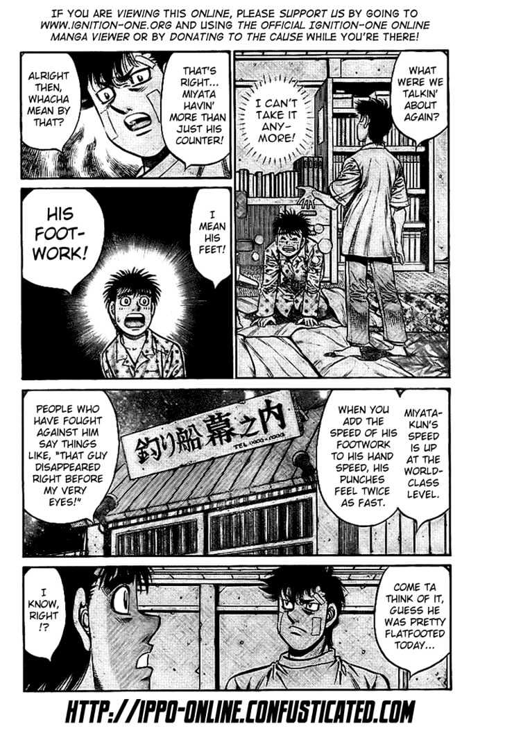Hajime no Ippo Chapter 814 page 4 - Chapter 814 : When the Cherry Blossoms Bloom