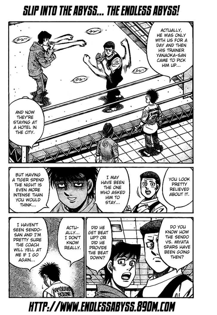Hajime no Ippo Chapter 814 page 8 - Chapter 814 : When the Cherry Blossoms Bloom