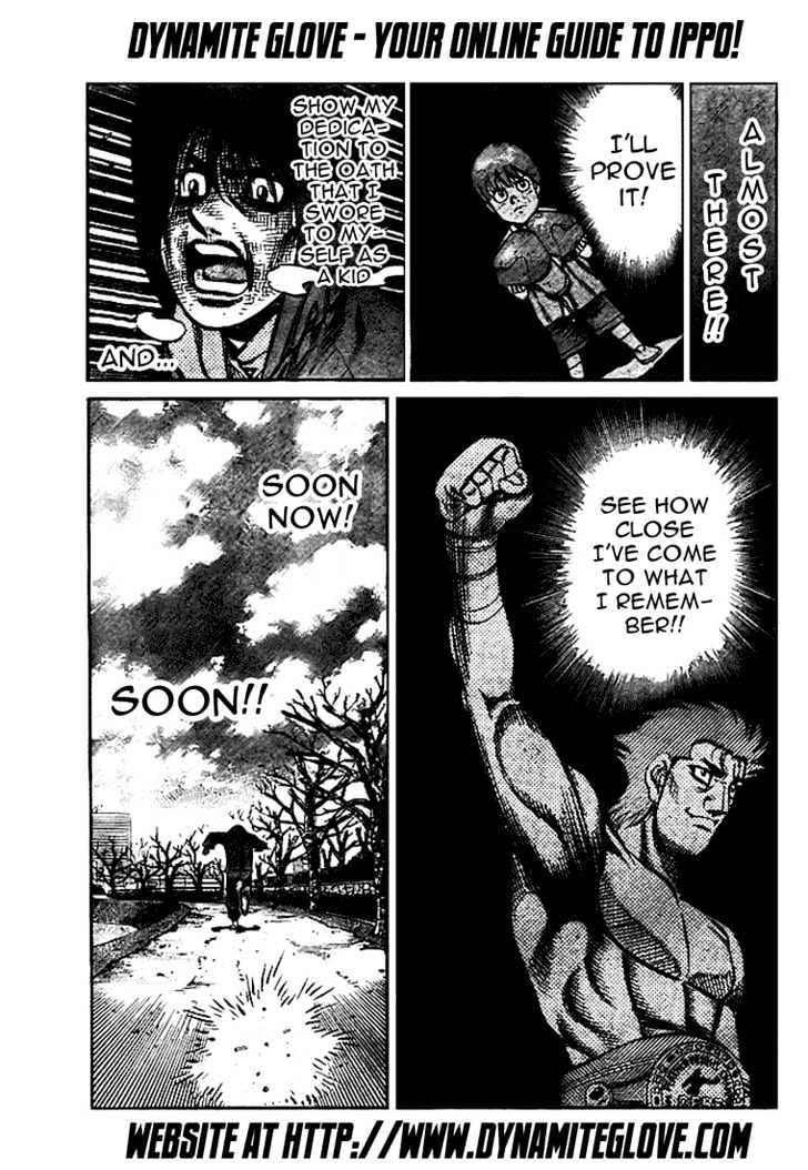 Hajime no Ippo Chapter 815 page 11 - Chapter 815 : Cherry Blossom Memories