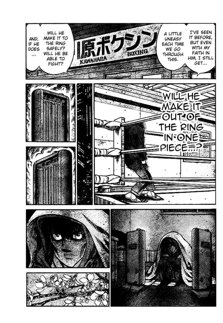 Hajime no Ippo Chapter 815 page 17 - Chapter 815 : Cherry Blossom Memories