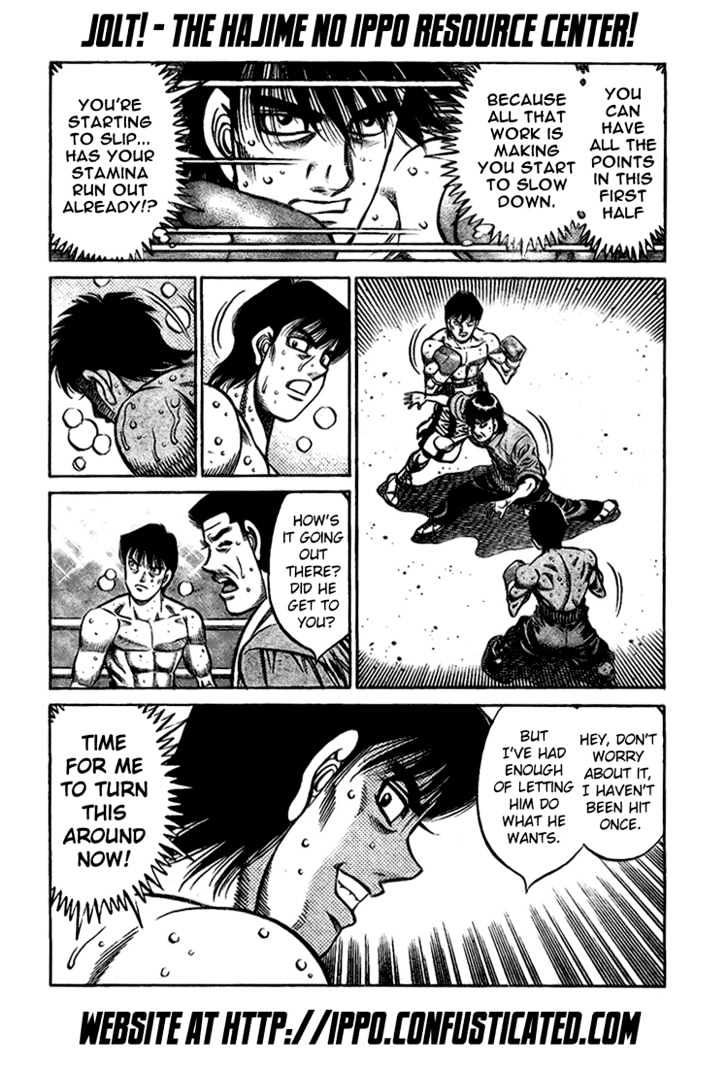 Hajime no Ippo Chapter 817 page 13 - Chapter 817 : Strange Atmosphere