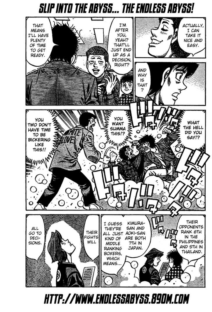 Hajime no Ippo Chapter 817 page 4 - Chapter 817 : Strange Atmosphere