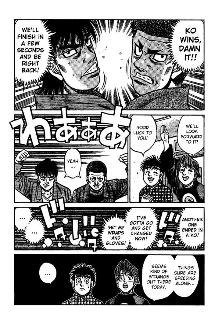 Hajime no Ippo Chapter 817 page 5 - Chapter 817 : Strange Atmosphere
