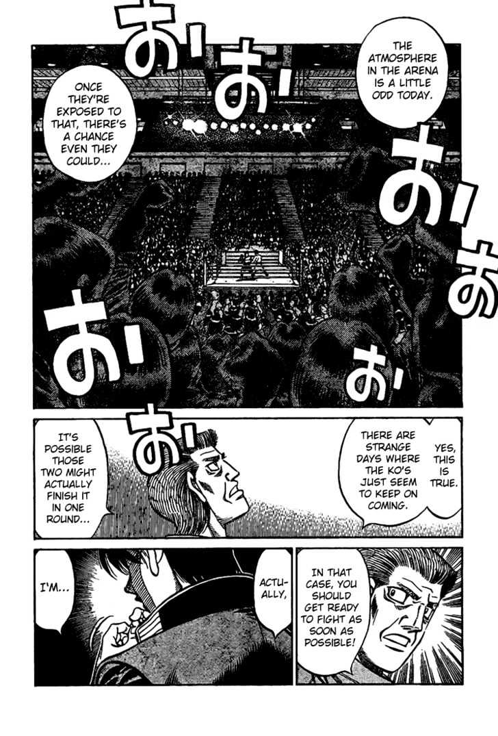 Hajime no Ippo Chapter 817 page 9 - Chapter 817 : Strange Atmosphere