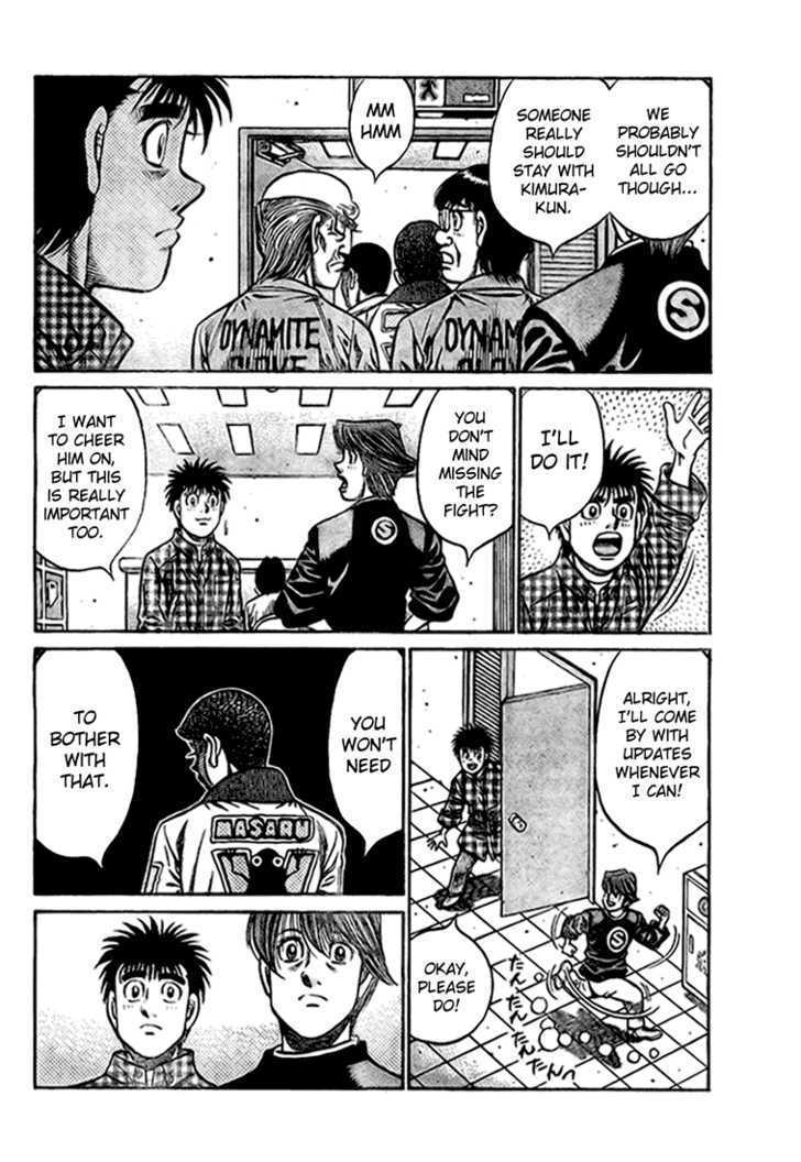 Hajime no Ippo Chapter 818 page 2 - Chapter 818 : KO Sakura