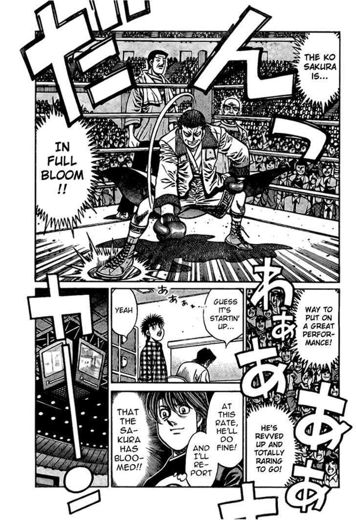 Hajime no Ippo Chapter 818 page 5 - Chapter 818 : KO Sakura