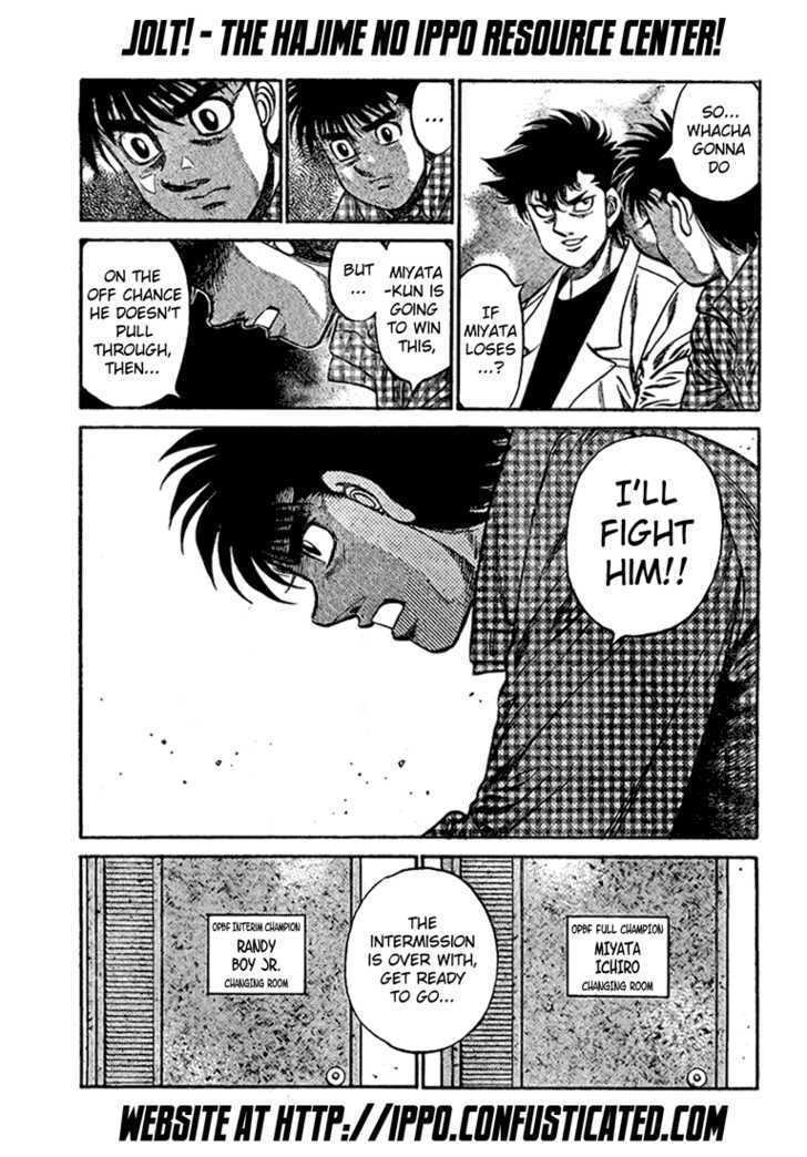 Hajime no Ippo Chapter 819 page 15 - Chapter 819 : Worse Than a Hard Time