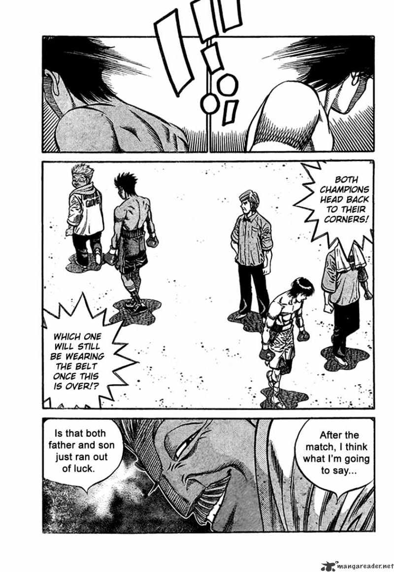 Hajime no Ippo Chapter 820 page 16 - Chapter 820 : Their Fatherrs