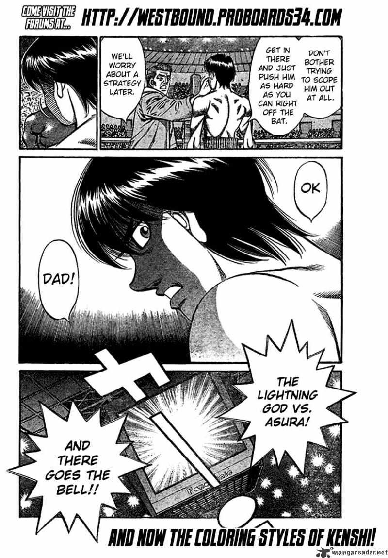 Hajime no Ippo Chapter 820 page 17 - Chapter 820 : Their Fatherrs