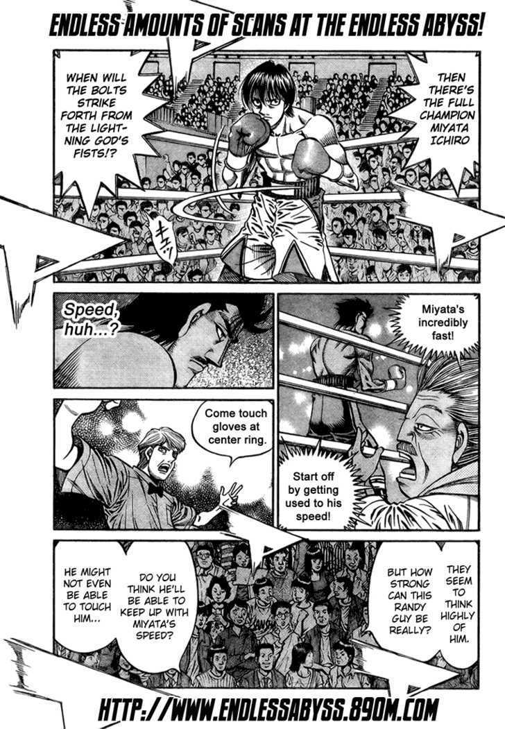 Hajime no Ippo Chapter 821 page 3 - Chapter 821 : Wild Animals Caged