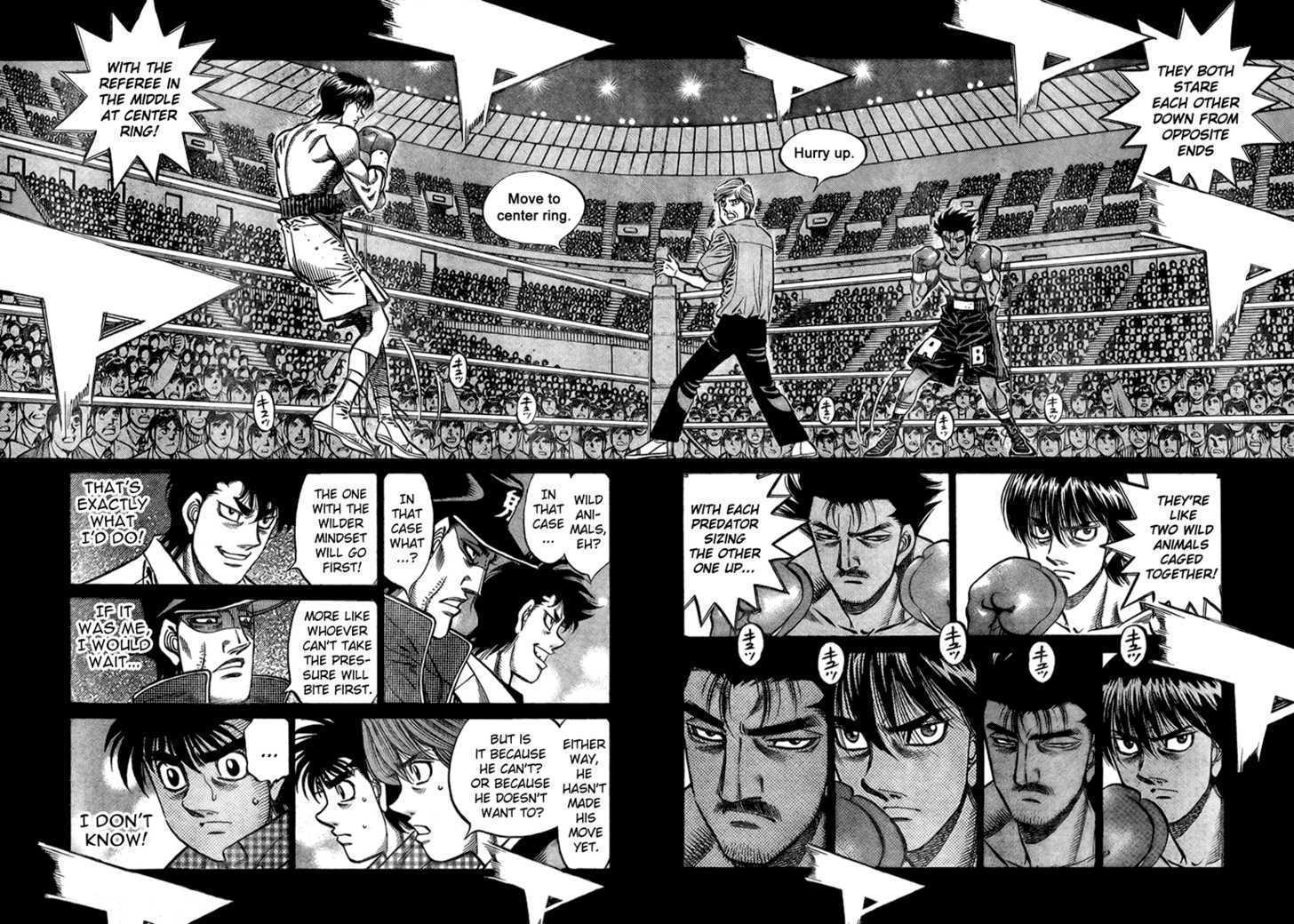 Hajime no Ippo Chapter 821 page 6 - Chapter 821 : Wild Animals Caged