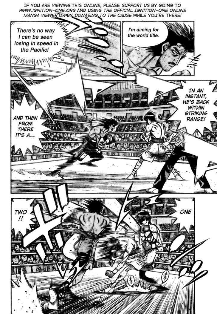 Hajime no Ippo Chapter 823 page 6 - Chapter 823 : The Person I've Chased