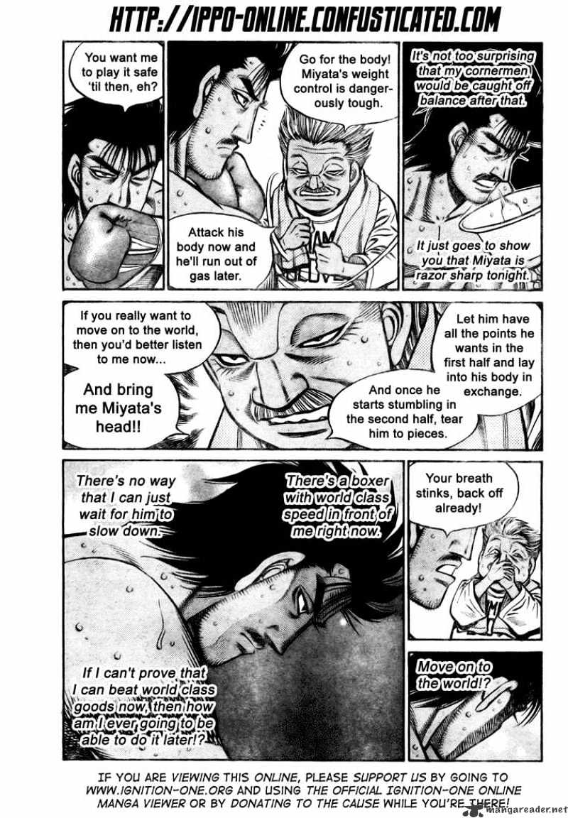 Hajime no Ippo Chapter 824 page 3 - Chapter 824 : The Unstoppable Punch