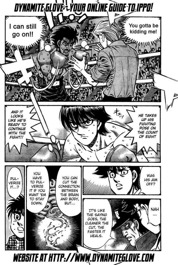 Hajime no Ippo Chapter 826 page 11 - Chapter 826 : A Cut Man