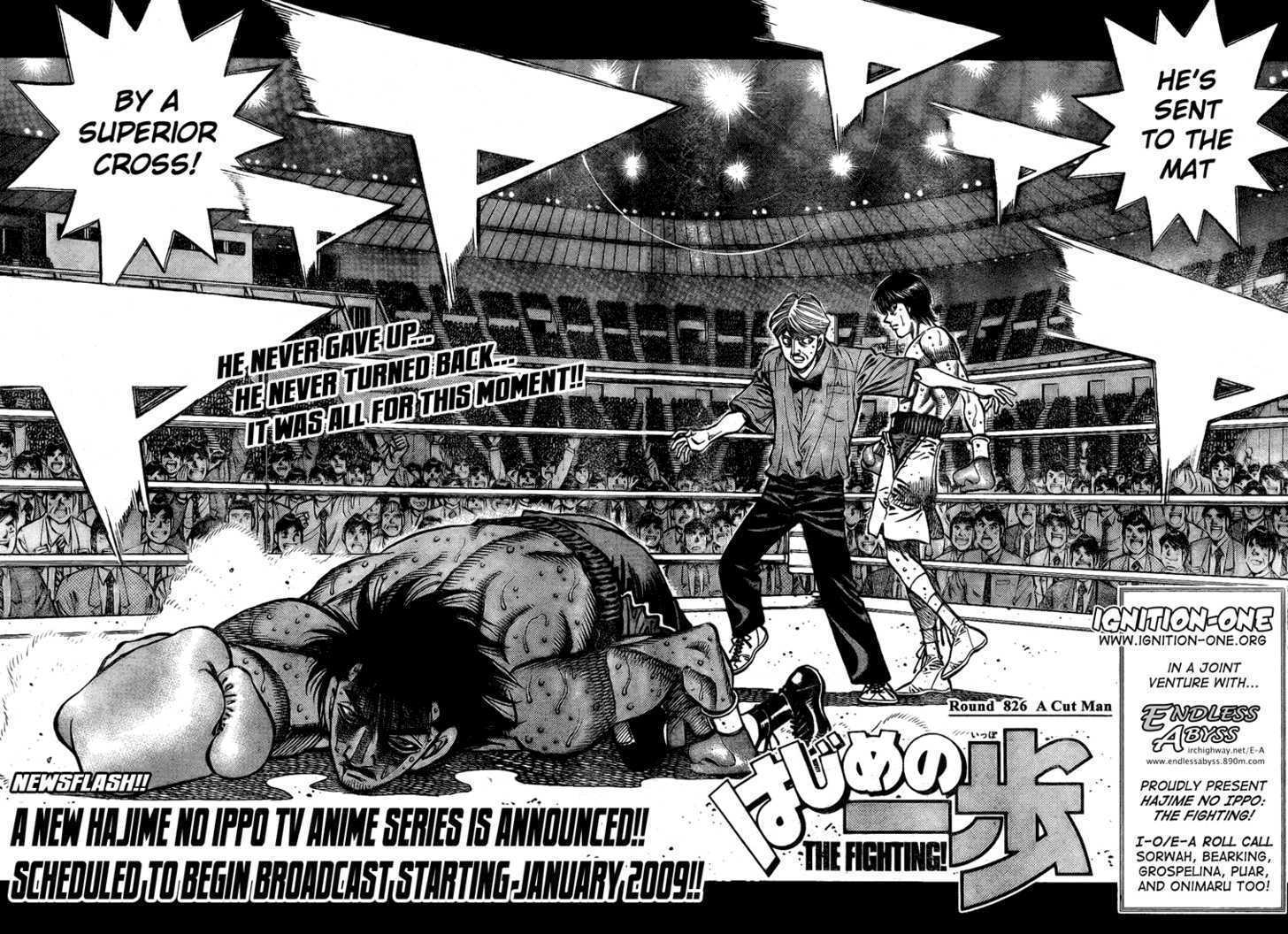 Hajime no Ippo Chapter 826 page 2 - Chapter 826 : A Cut Man