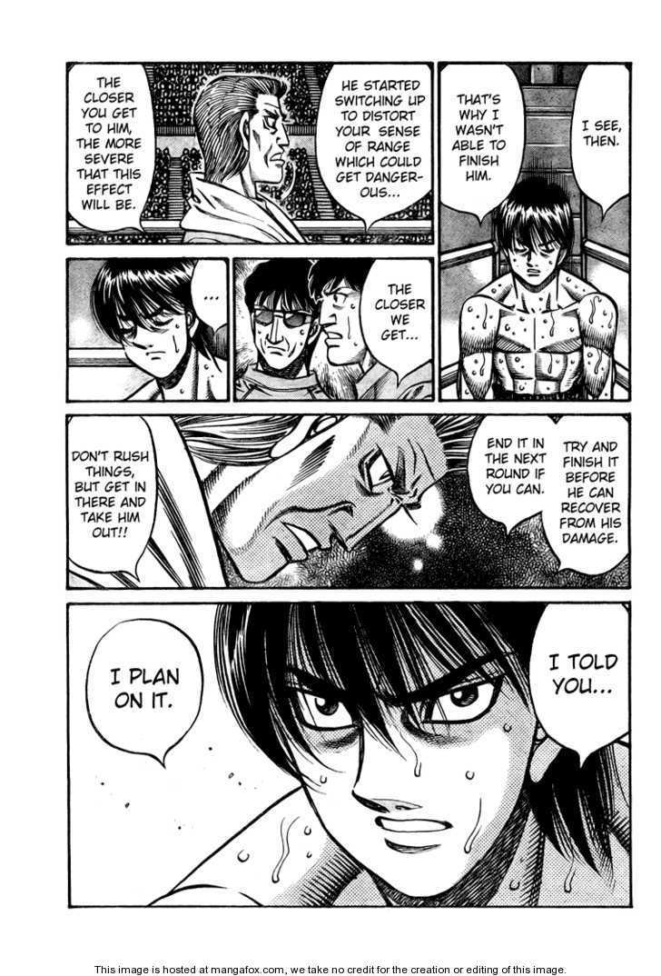Hajime no Ippo Chapter 828 page 11 - Chapter 828 : Right Jabs