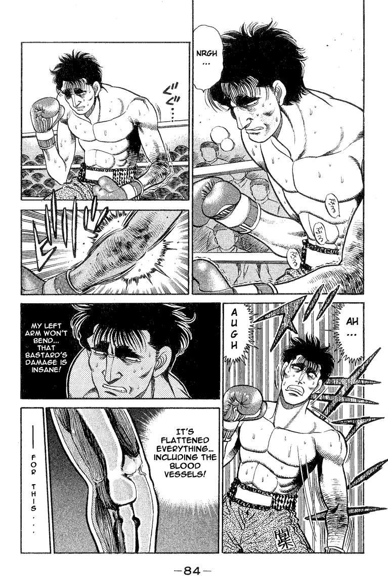 Hajime no Ippo Chapter 83.2 page 2 - Chapter 83 v2 : The Fallen Left Arm